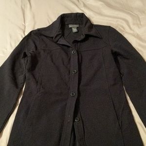 Banana Republic Black Shirt Jacket.